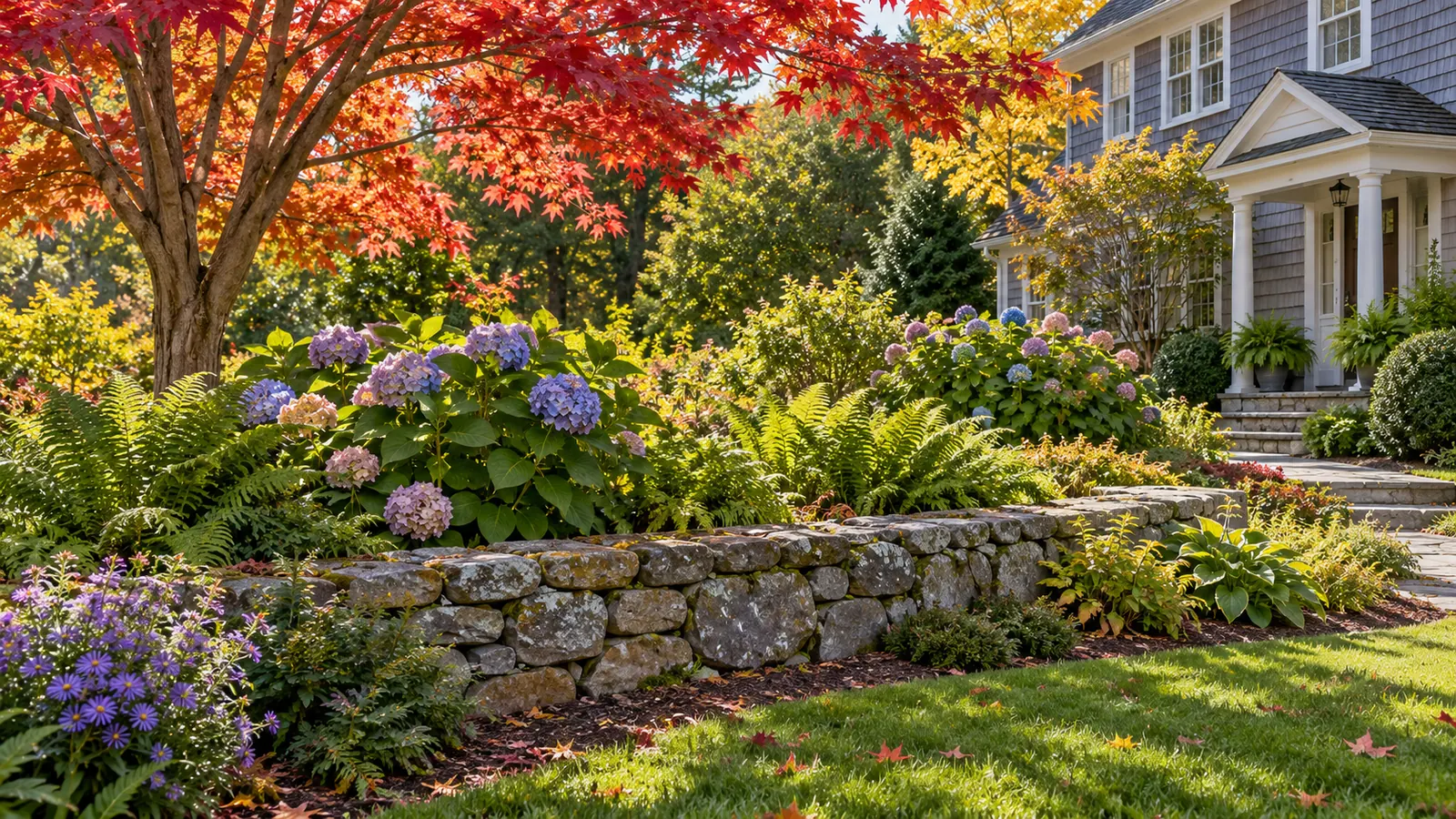 Landscaping in the Northeast: Four Seasons, Deer and Snow